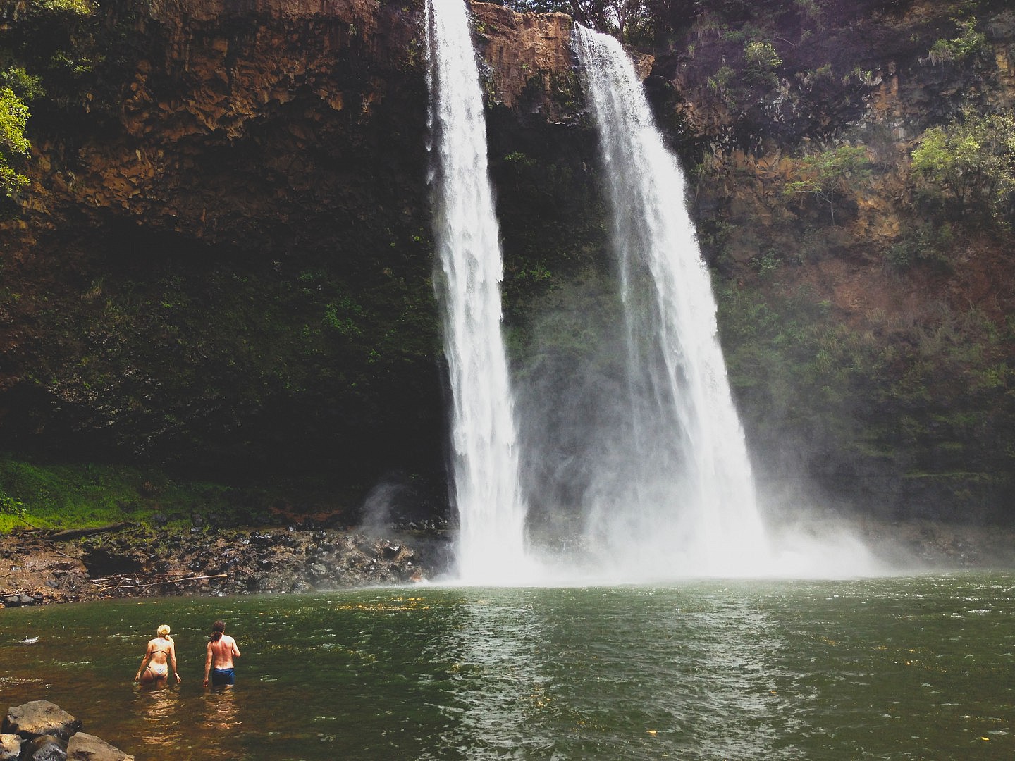 Summer Vacation Waterfall